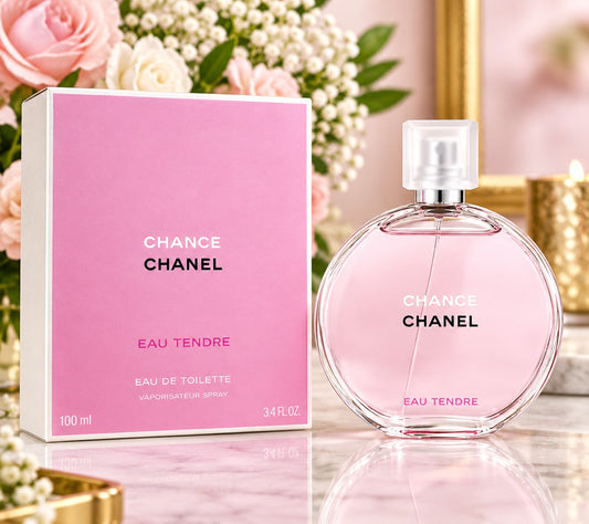 CHANEL Chance Eau Tendre Eau de Toilette Spray 3.4 oz / 100 ml – New Sealed